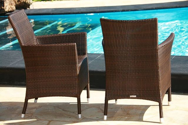 Lafuma synthetic rattan armchair