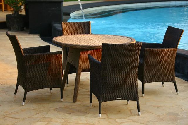 Lafuma  synthetic wicker dining set