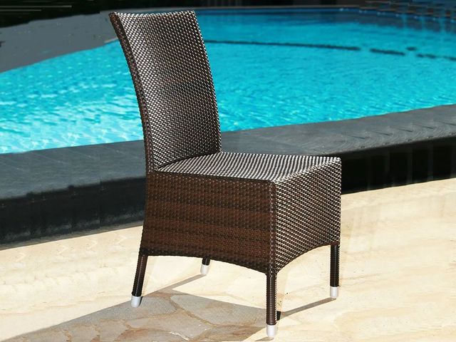 Lafuma synthetic wicker side chair