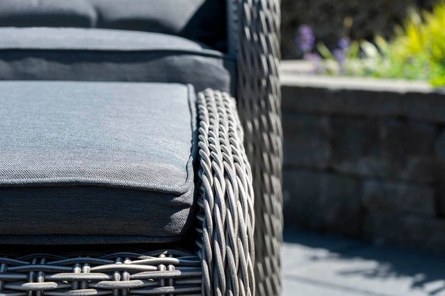 New windsor footstool grey dtl