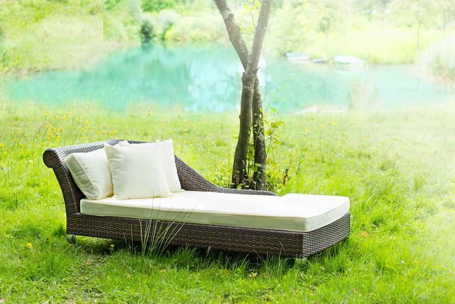 Noble daybed Poly peel synthetic rattan dual color